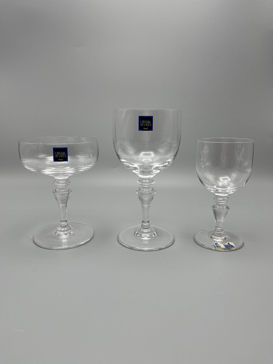 Sevres - Set Of 3 “andelle” Glasses 