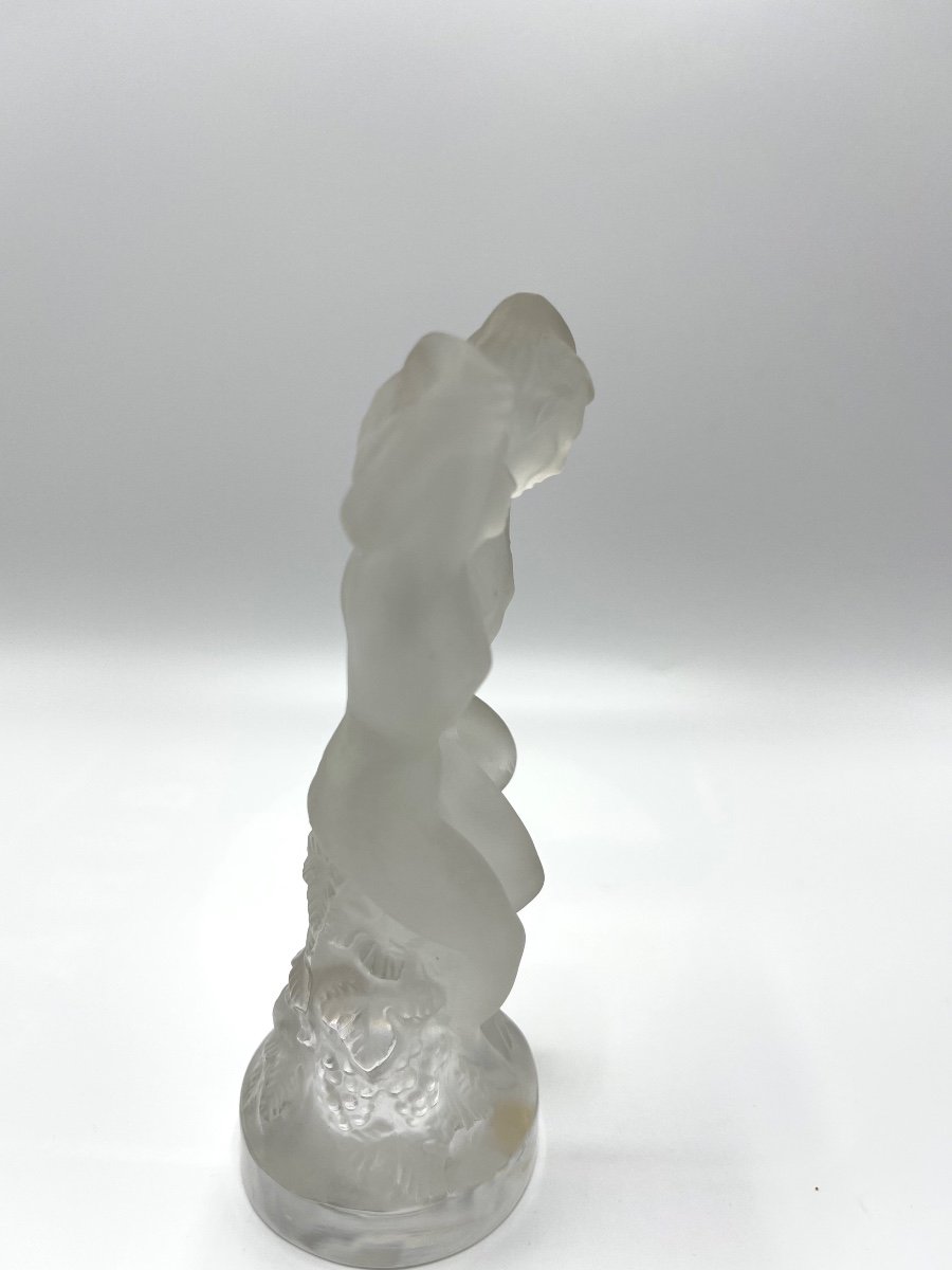 Lalique - Crystal Statuette "fauna"-photo-4