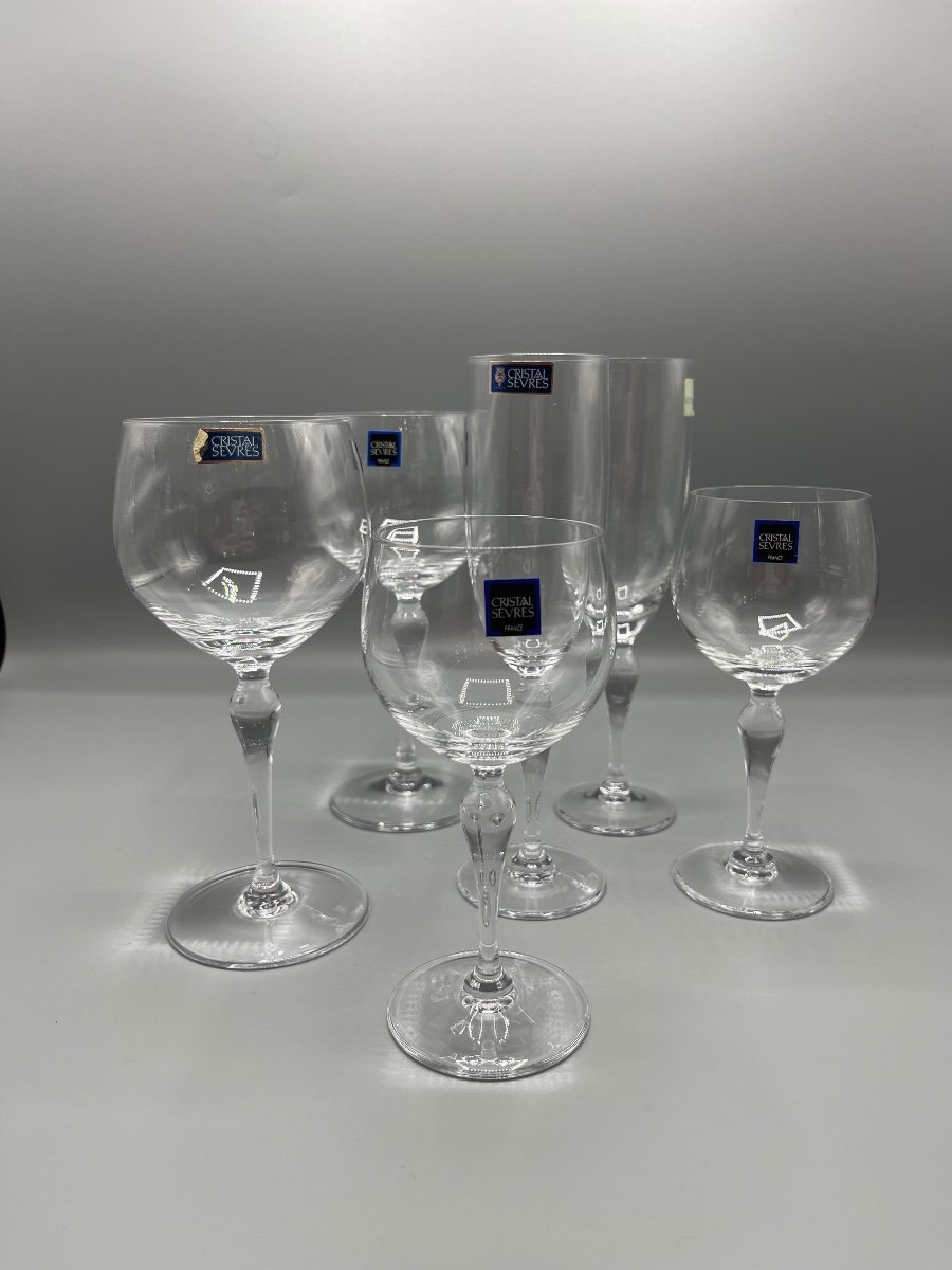 Sevres- 6 Verres  Service Pailly