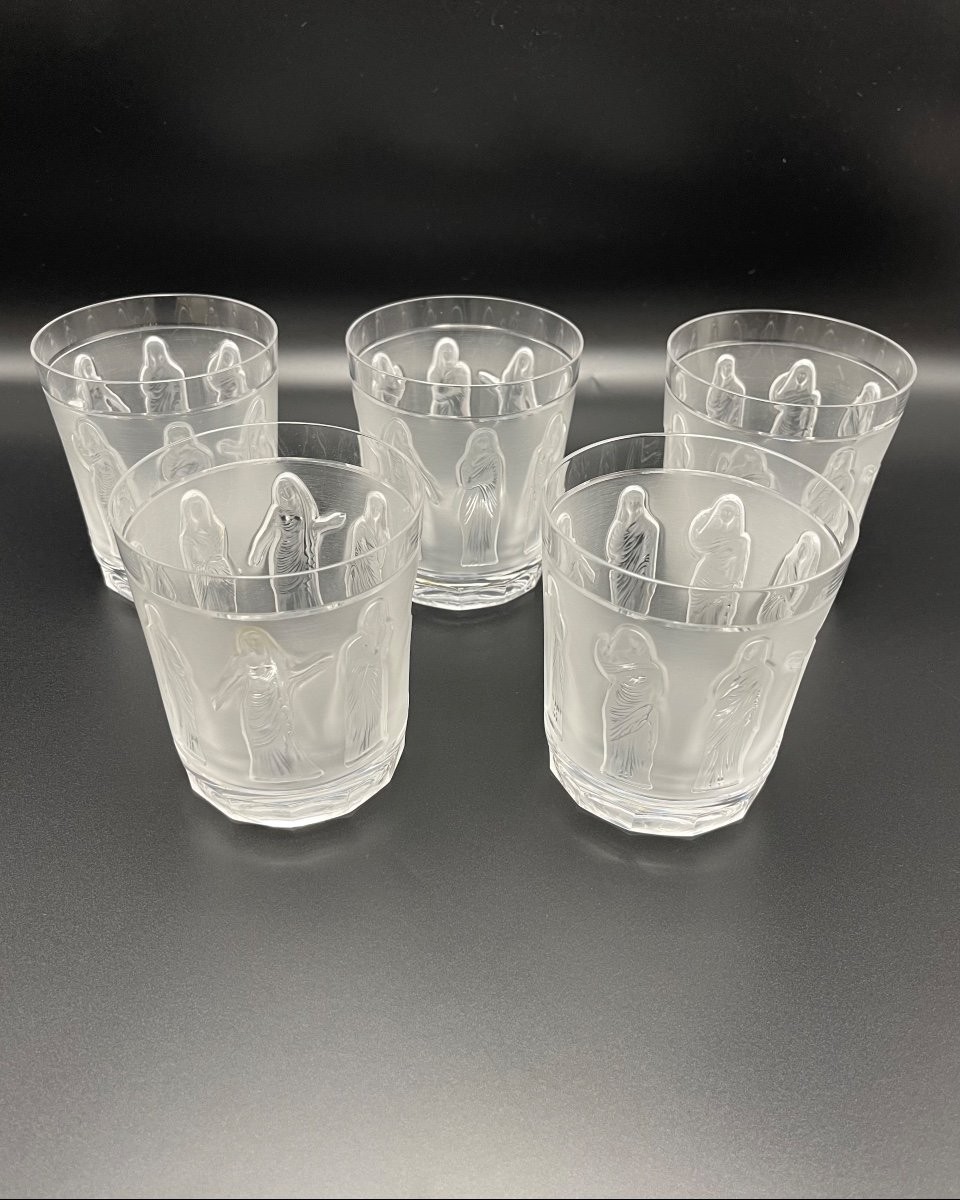 Lalique - Whiskey Tumbler - Antique Women (unit Price)