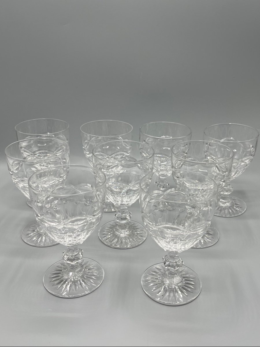 Saint-louis- 9 Trianon Water Glasses -photo-3