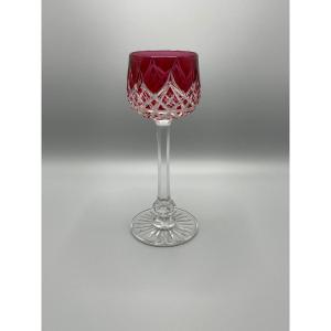 Baccarat - verrea vin du rhin  Colbert Rouge