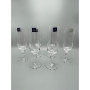 Sevres - Set Of 6 “andelle” Flutes