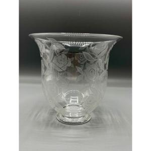 Baccarat - Georges Chevalier Vase (fontenay Decor)