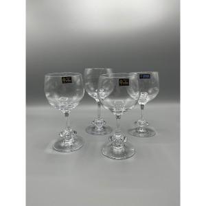 Sevres - Set Of 4 Bleone Glasses