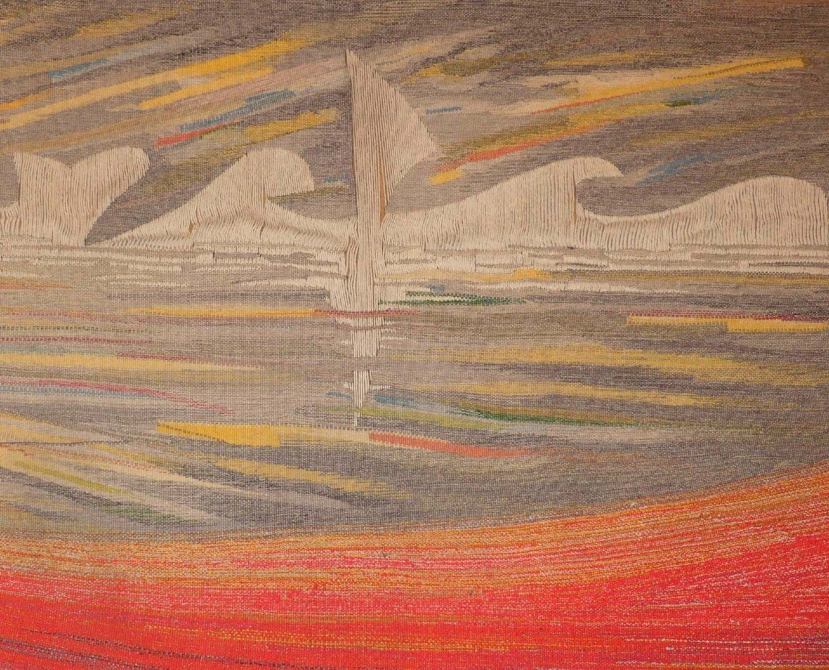 Henri Aram Hairabedian - Composition - Aubusson Tapestry-photo-2