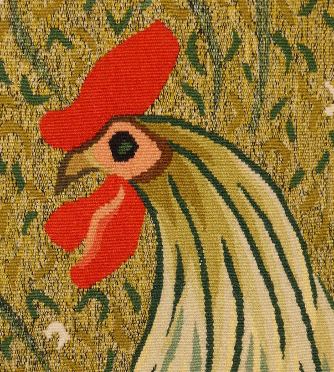 Dom Robert - June Rooster - Aubusson Tapestry-photo-2