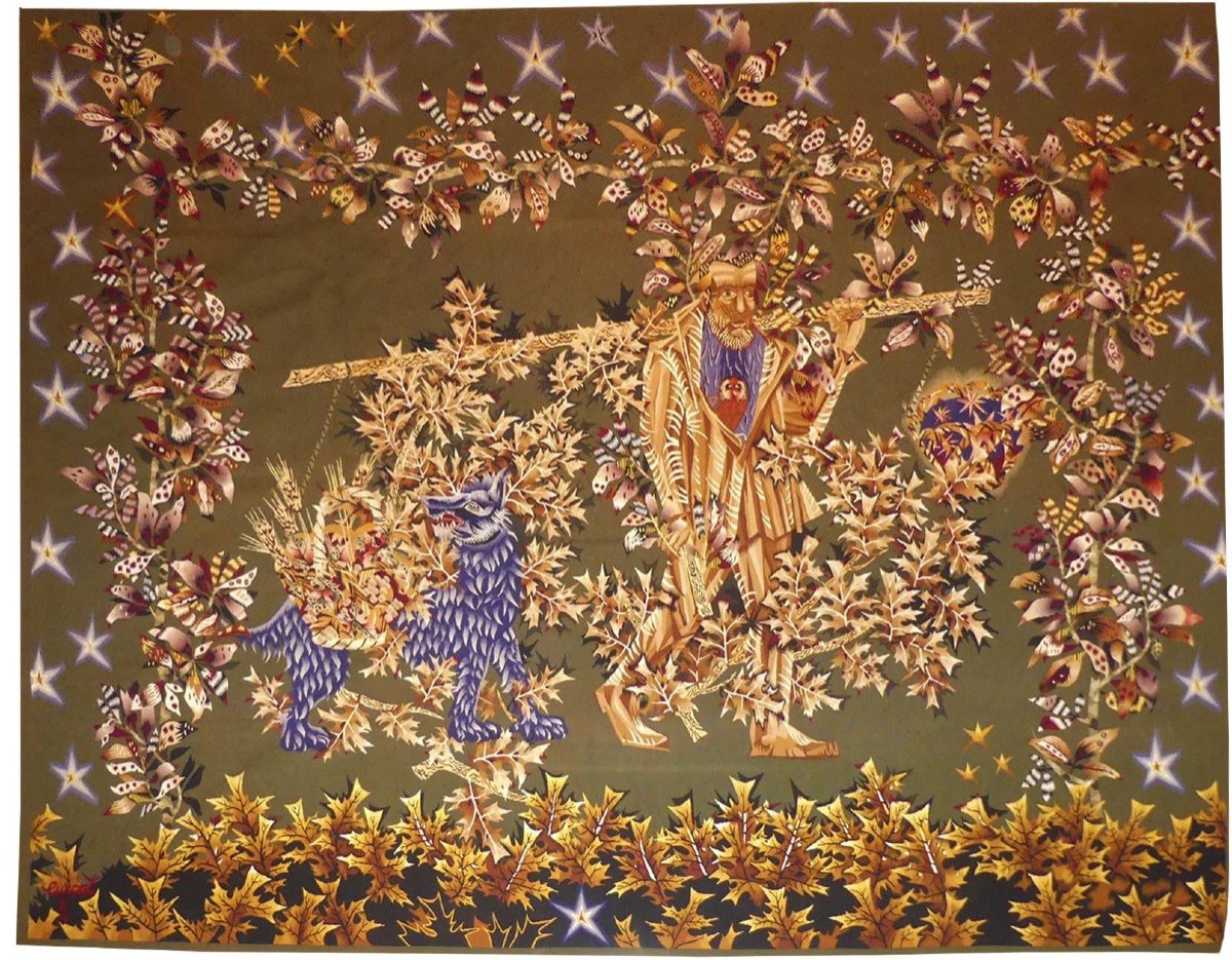 Jean Lurçat - The 2 Companions - Aubusson Tapestry