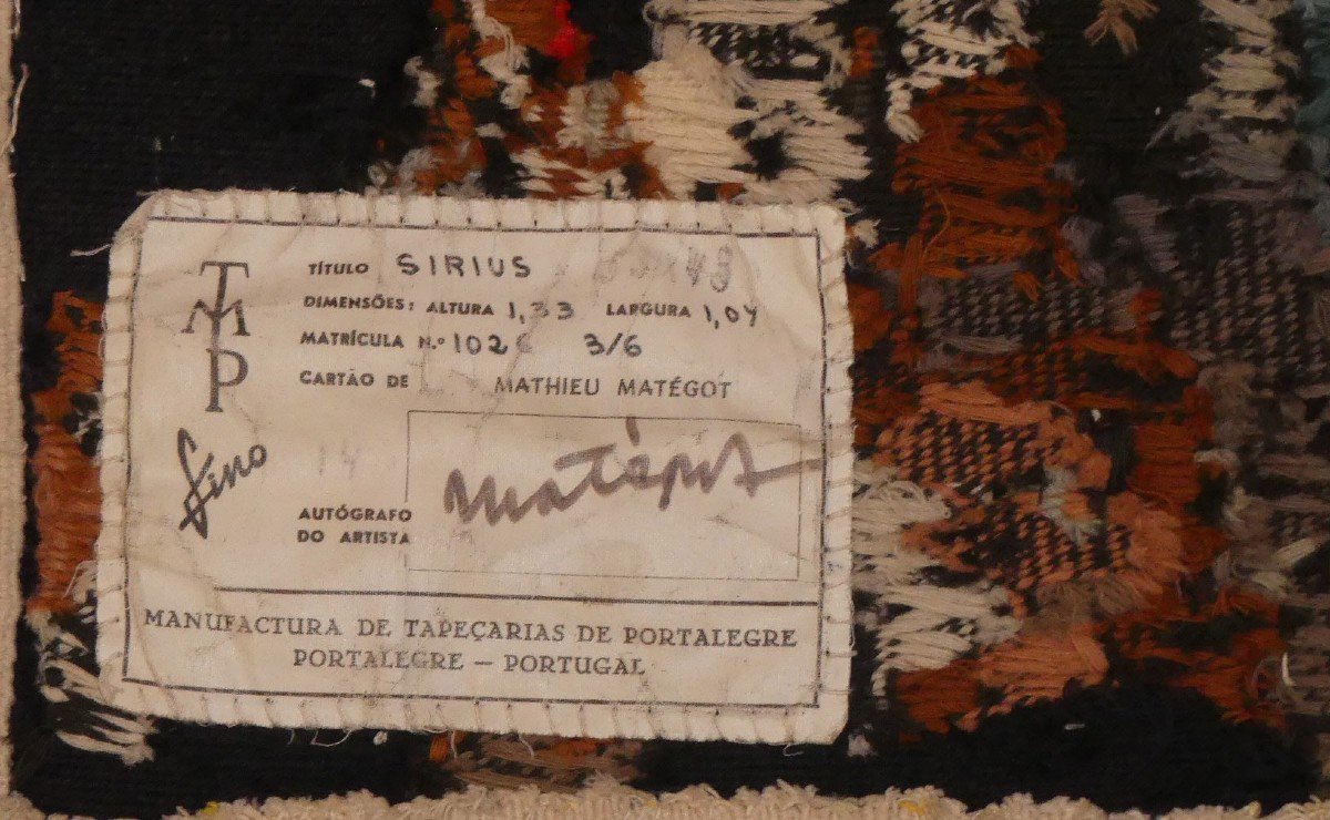 Mathieu Matégot - Sirius - Tapisserie De Portalegre-photo-4