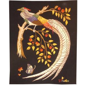 Jane Perathon - l'Oiseau d'Argent- Tapisserie d'Aubusson