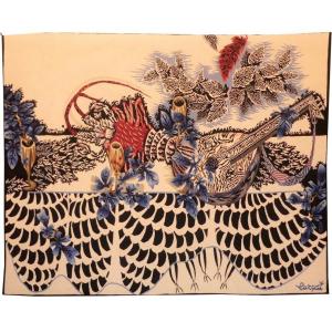 Jean Lurçat - Black Table - Aubusson Tapestry