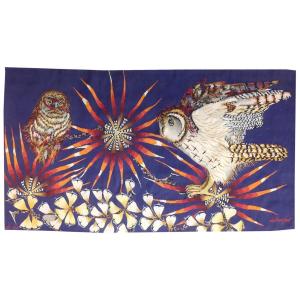 Edmond Dubrunfaut - The Owls - Tapestry 