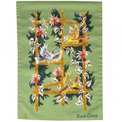Simon Chaye - Birds - Aubusson Tapestry