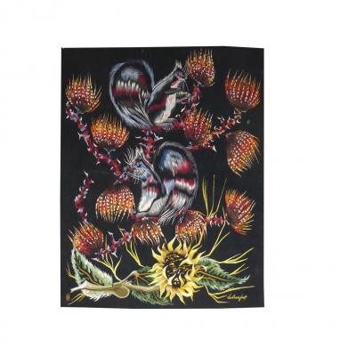 Edmond Dubrunfaut - Fires Aubusson Evening - Tapestry