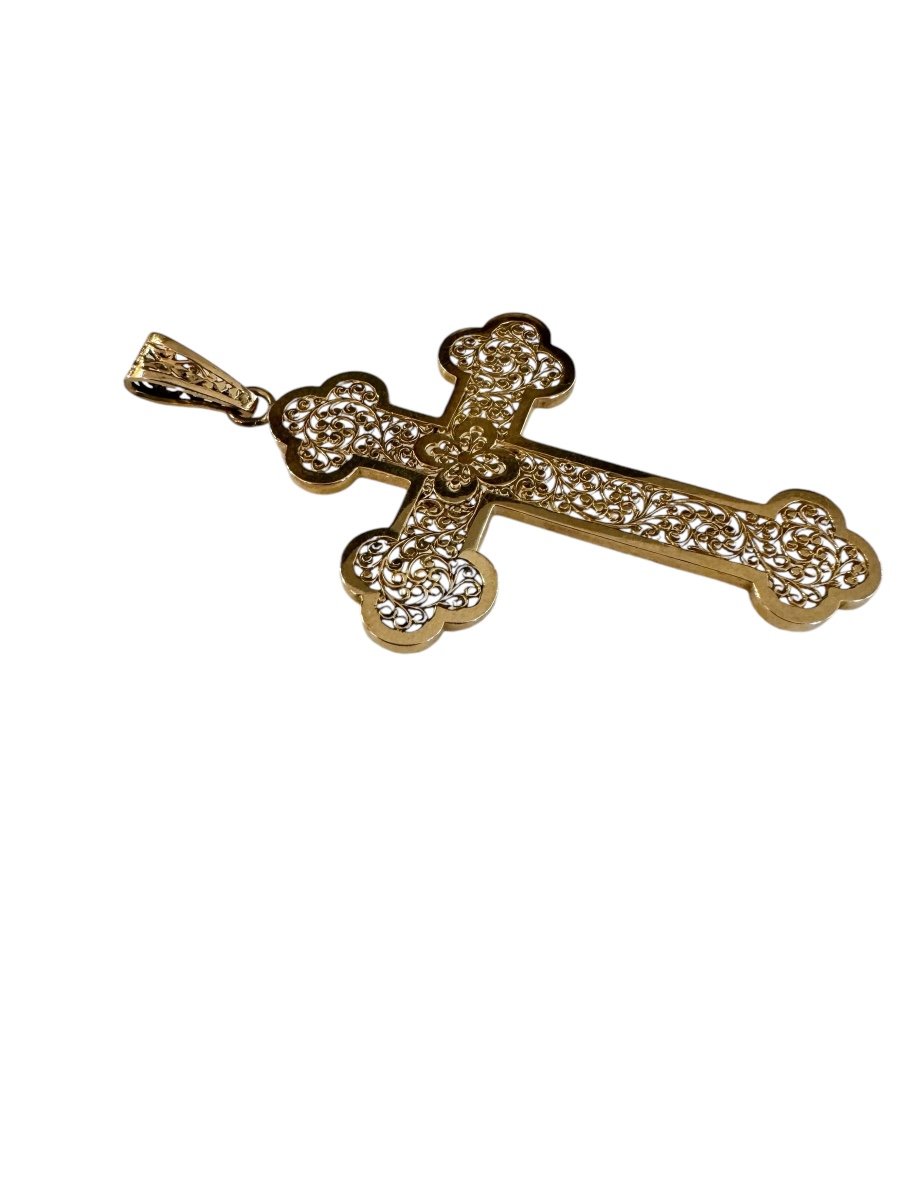 Large Rose Gold Cross-photo-3