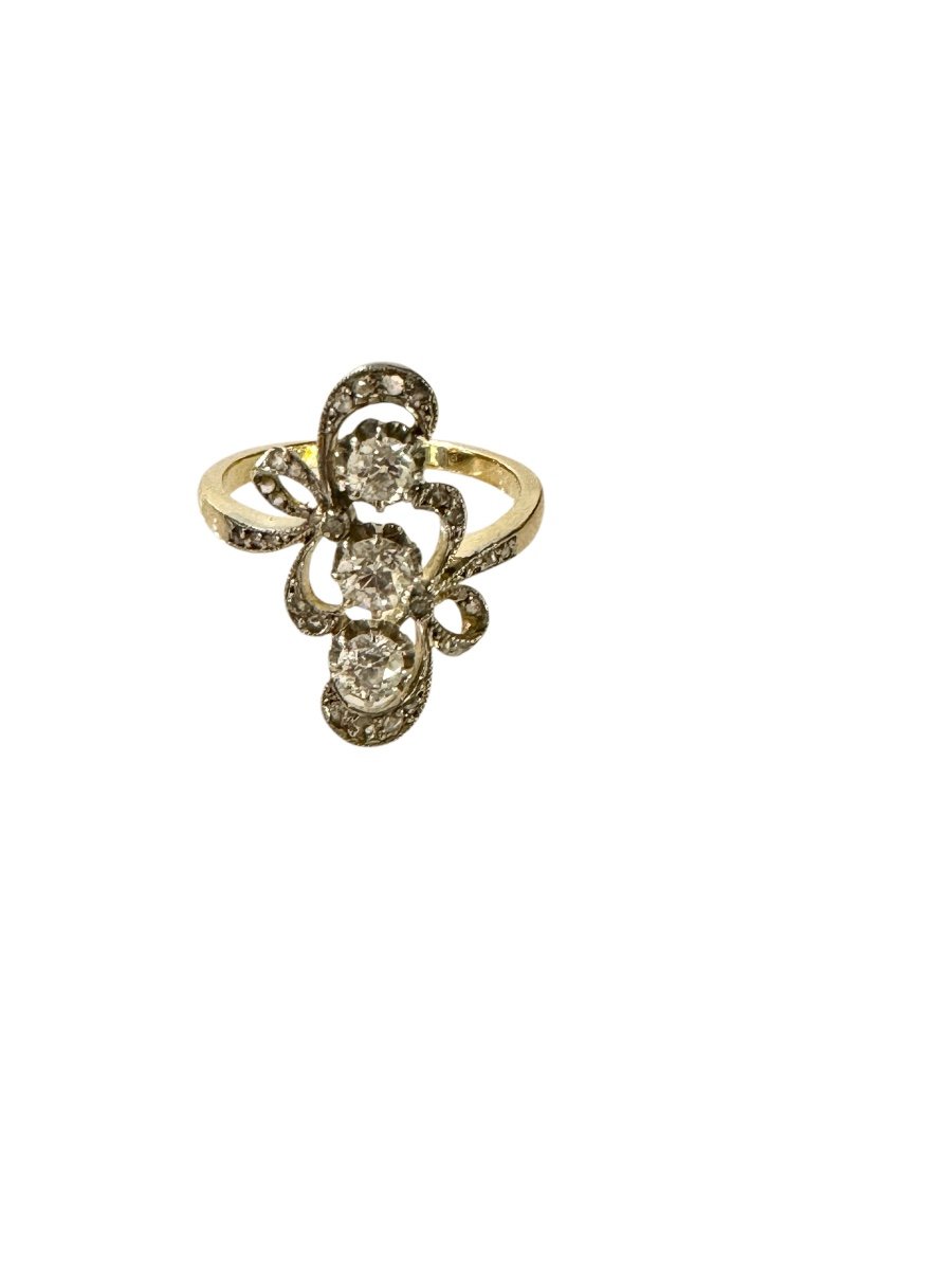 "belle Epoque" Ring In Gold And Diamonds-photo-2