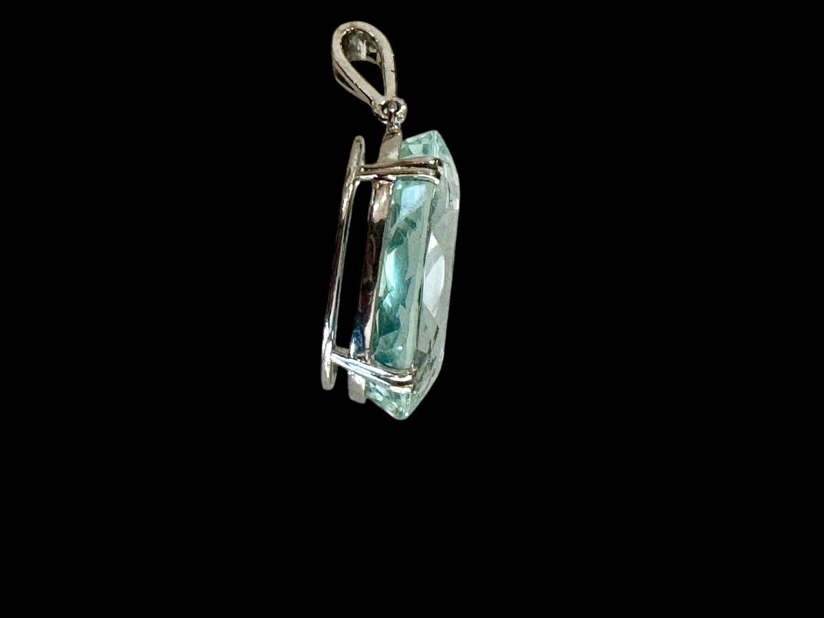 Pendentif Aigue Marine-photo-3