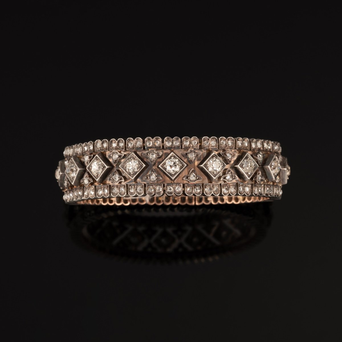 19th Century Diamond Bracelet -photo-2