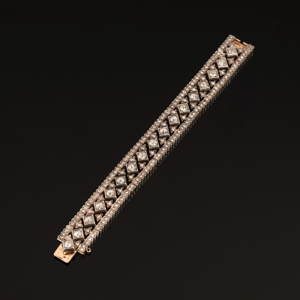 19th Century Diamond Bracelet -photo-3