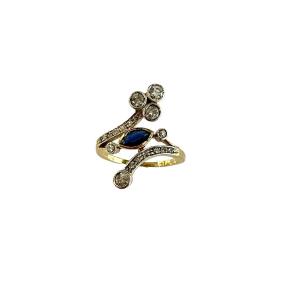 Belle Epoque Sapphire And Diamond Ring