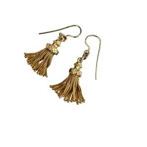 Paire De Boucles d'Oreilles Pompons