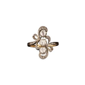 "belle Epoque" Ring In Gold And Diamonds