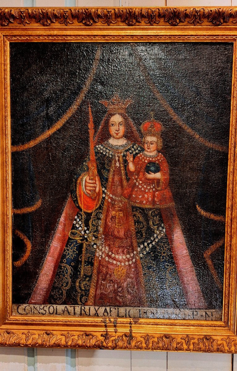 Virgin And Child From Cuzco (peru) | 18th Century