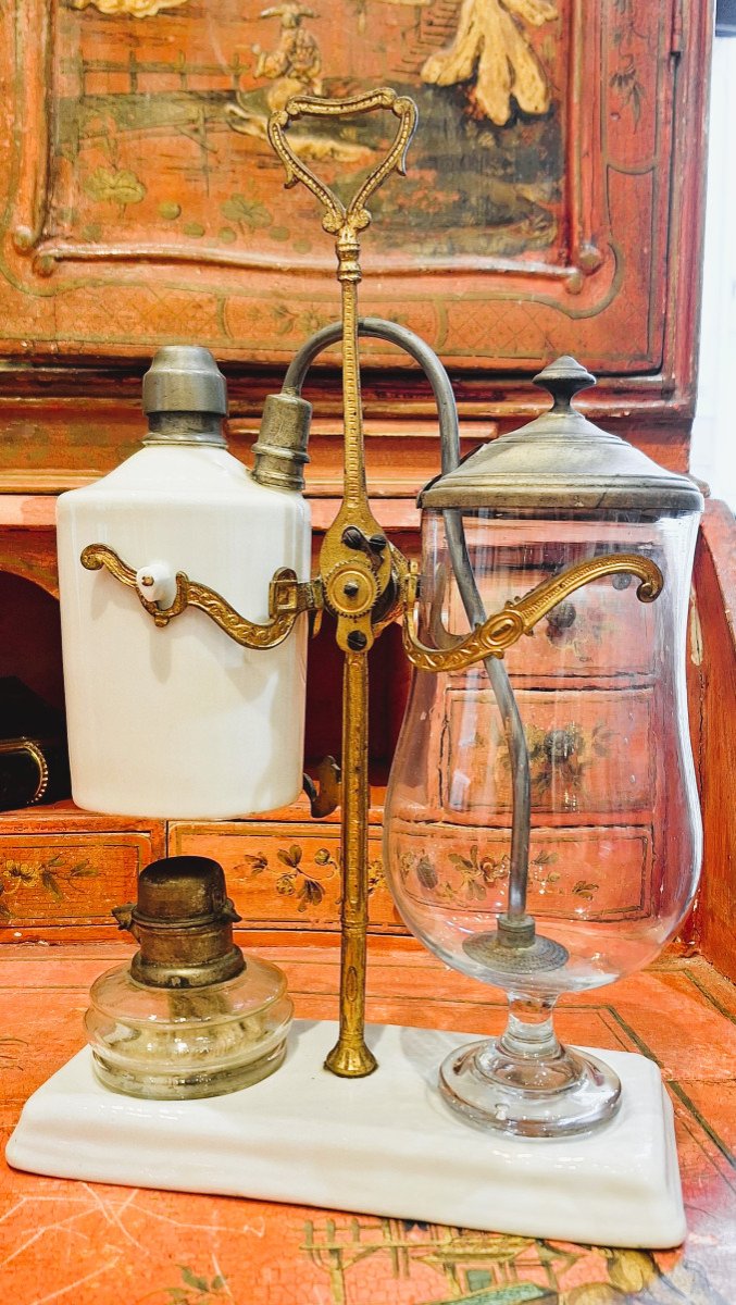 Old Napoleon III Siphon Coffee Maker-photo-4