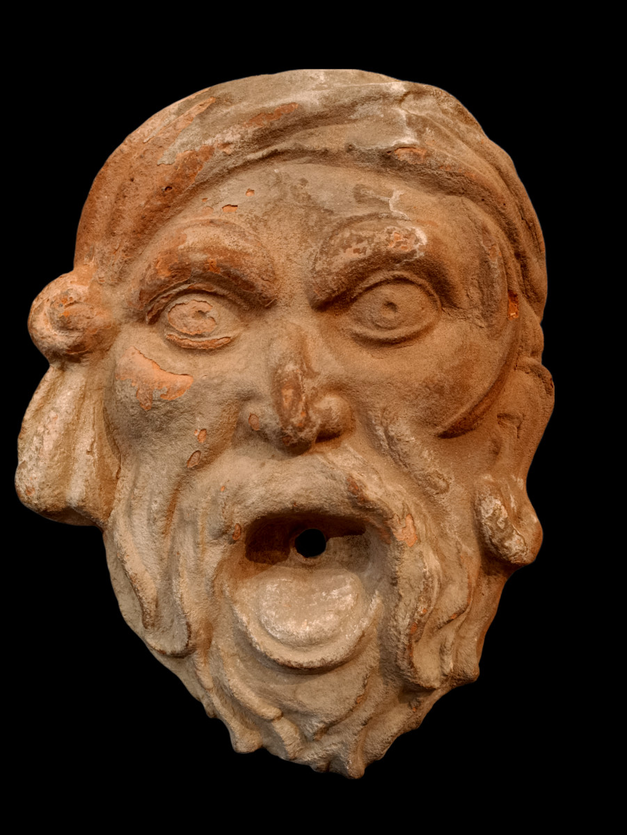 Terracotta Fountain Mask, Late 17th Century