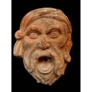 Terracotta Fountain Mask, Late 17th Century