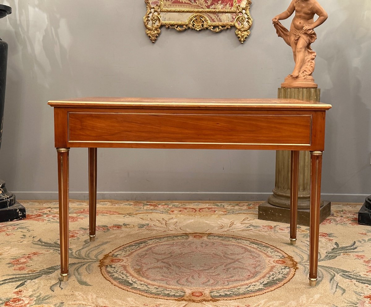 Louis XVI Style Desk In Rosewood Period Late Nineteenth-photo-6