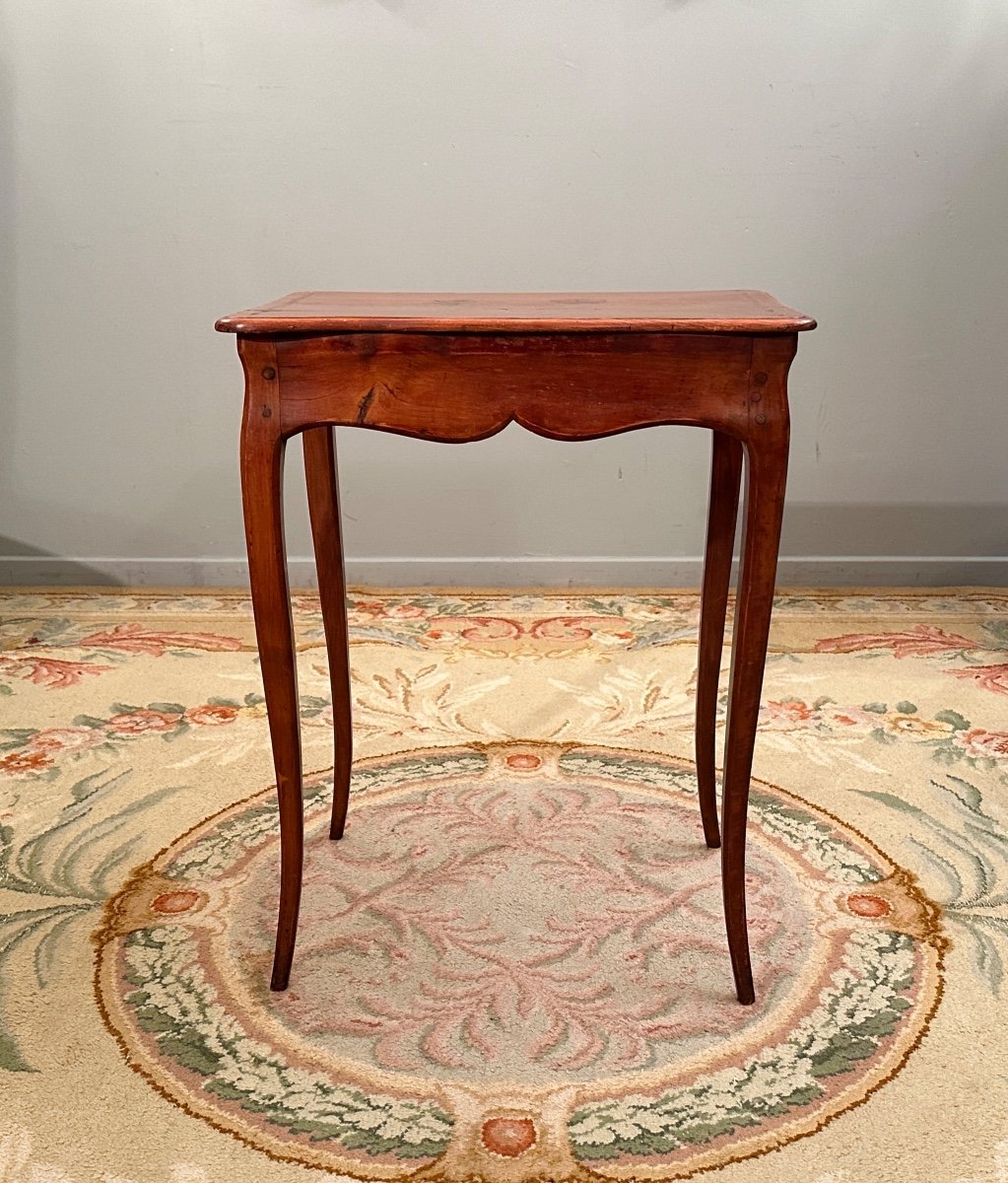 Small Flying Table In Louis XV Marquetry Circa 1750-photo-1