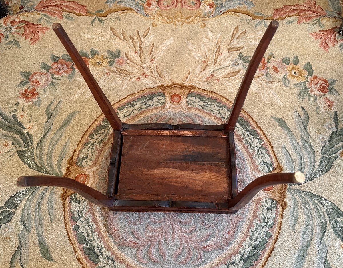 Small Flying Table In Louis XV Marquetry Circa 1750-photo-2