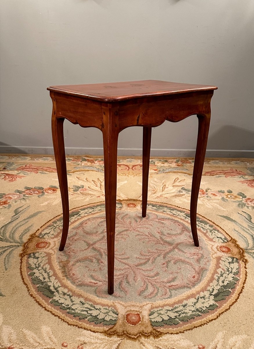 Small Flying Table In Louis XV Marquetry Circa 1750-photo-4