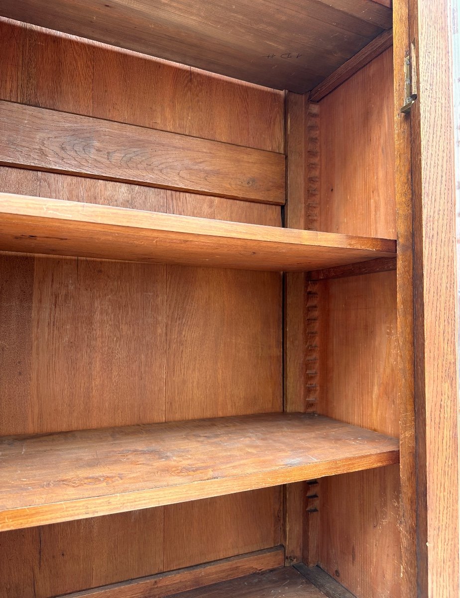 Important Chateau Library In Mahogany From Louis XVI Period Circa 1780-photo-1