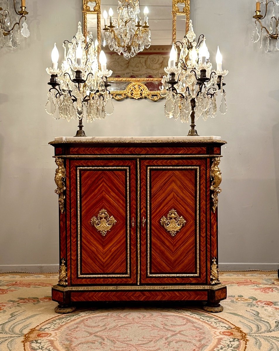 Lemarchand Lemoine, Stamped Support Furniture From The 19th Century Around 1850-photo-2