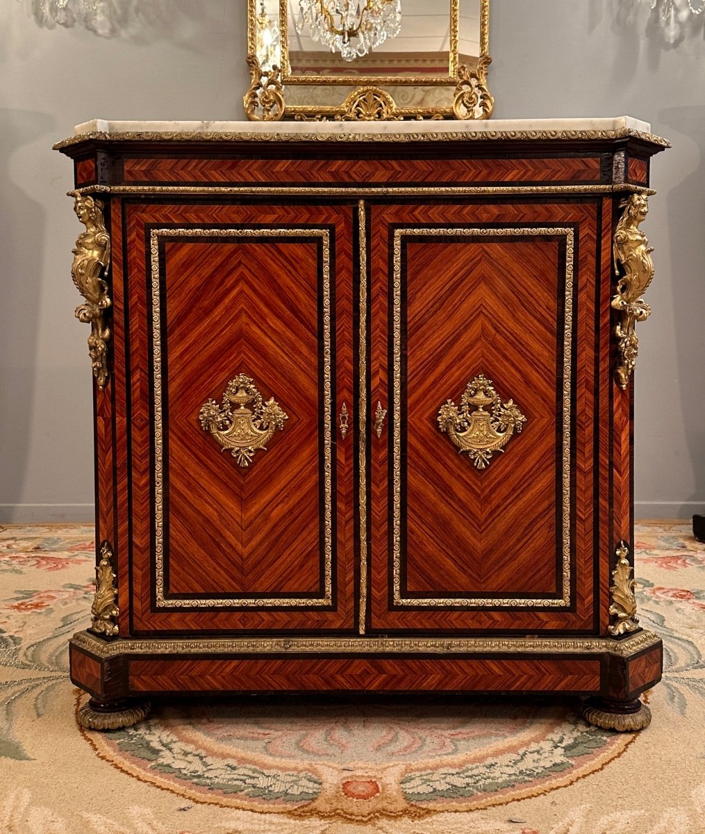 Lemarchand Lemoine, Stamped Support Furniture From The 19th Century Around 1850-photo-6