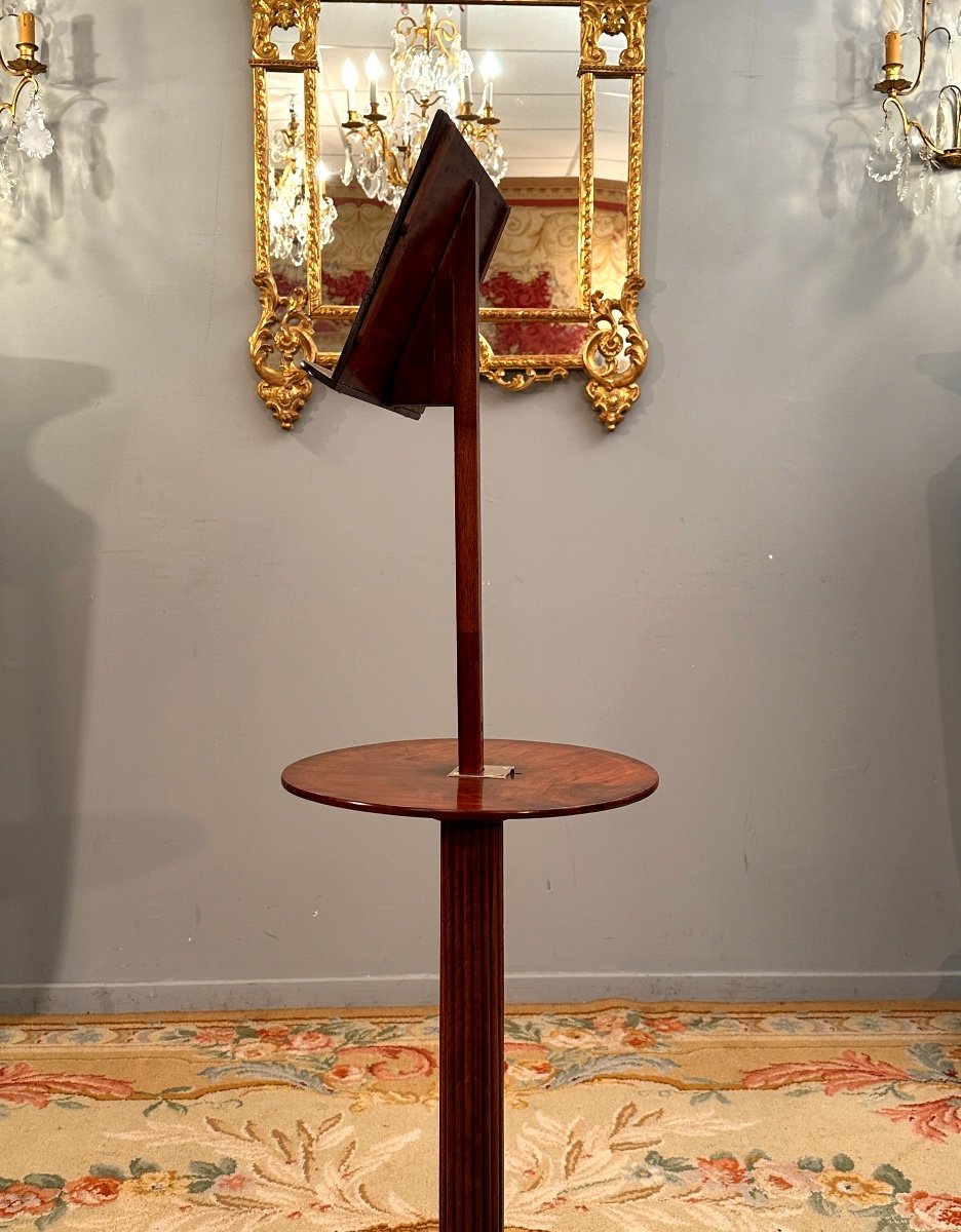 19th Century Mahogany Pedestal Lectern -photo-3
