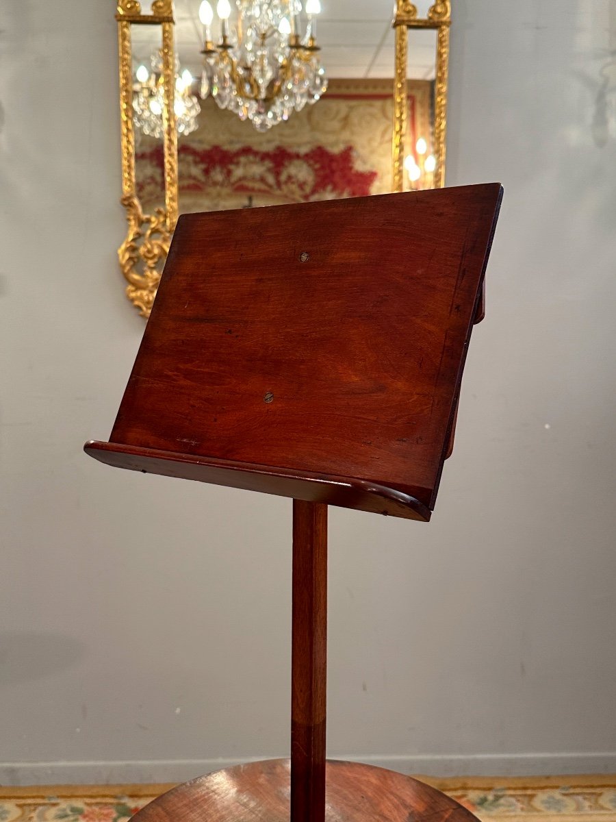 19th Century Mahogany Pedestal Lectern -photo-4