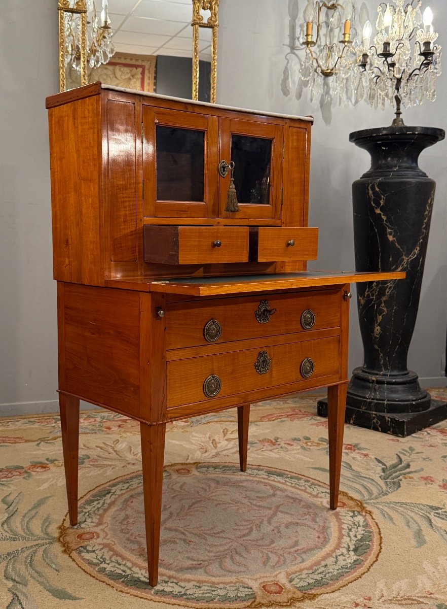 Bureau Bonheur Du Jour d'Epoque Louis XVI Vers 1780-photo-1