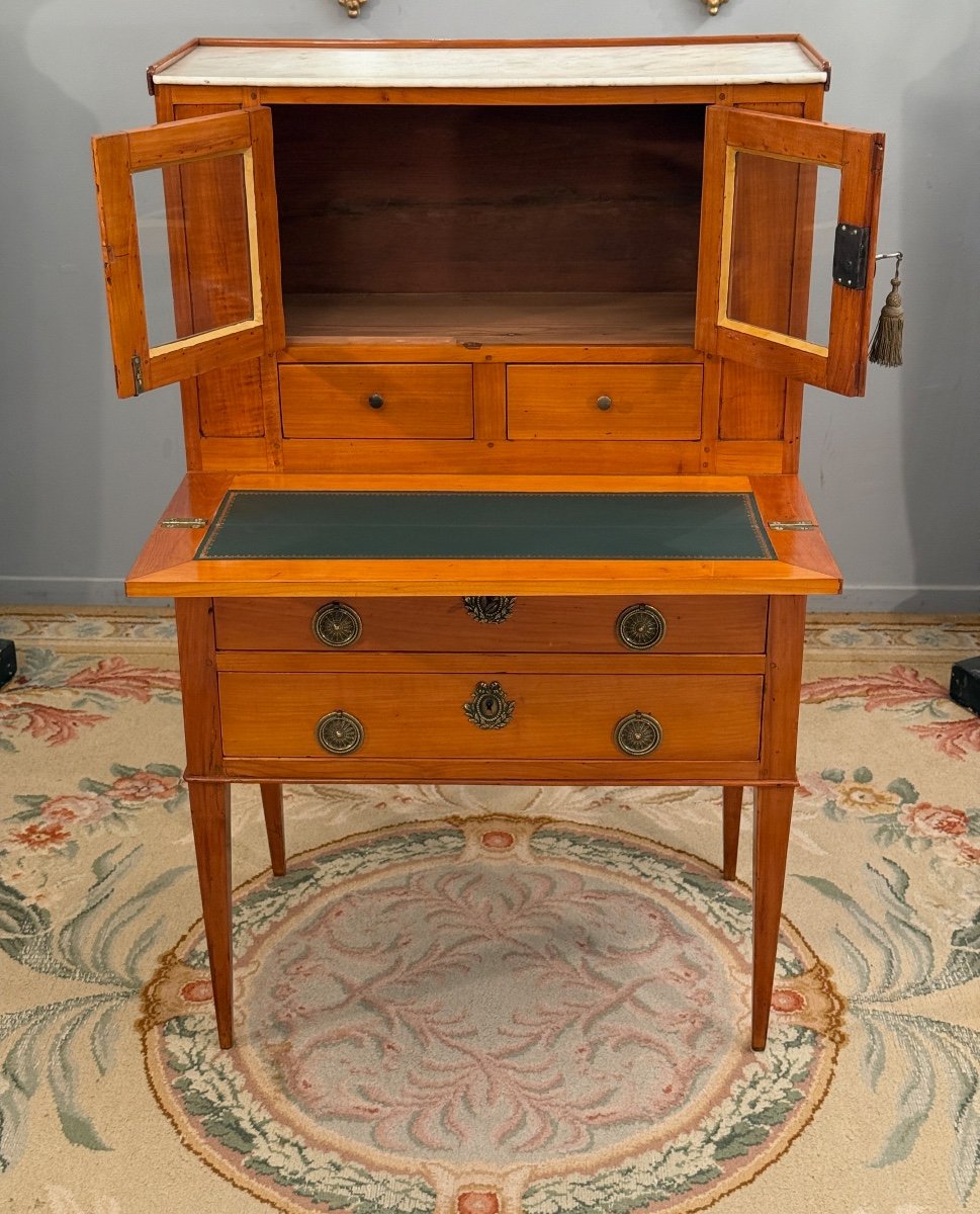 Bureau Bonheur Du Jour d'Epoque Louis XVI Vers 1780-photo-2