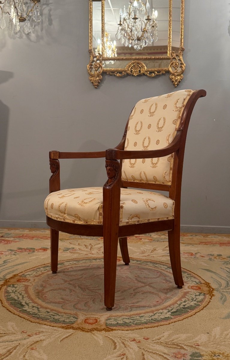 Jacob, Consulate Period Armchair Circa 1800-photo-3