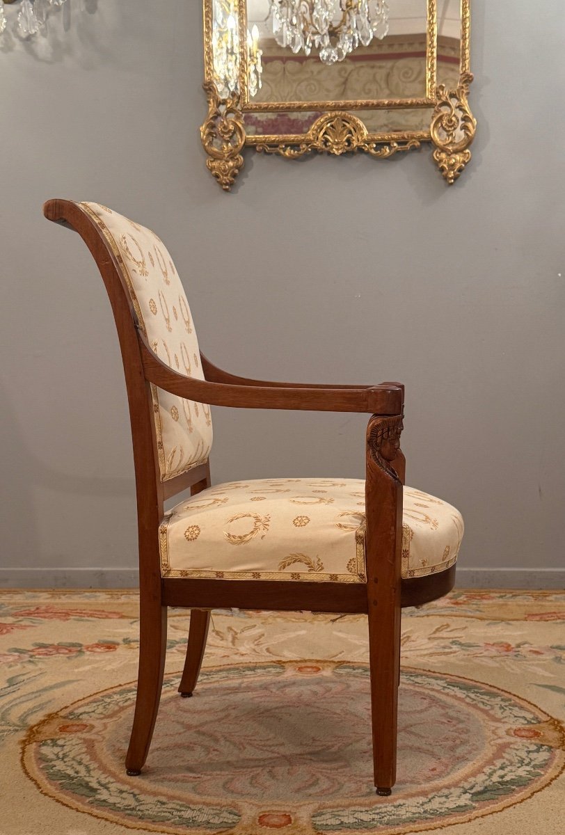 Jacob, Consulate Period Armchair Circa 1800-photo-5