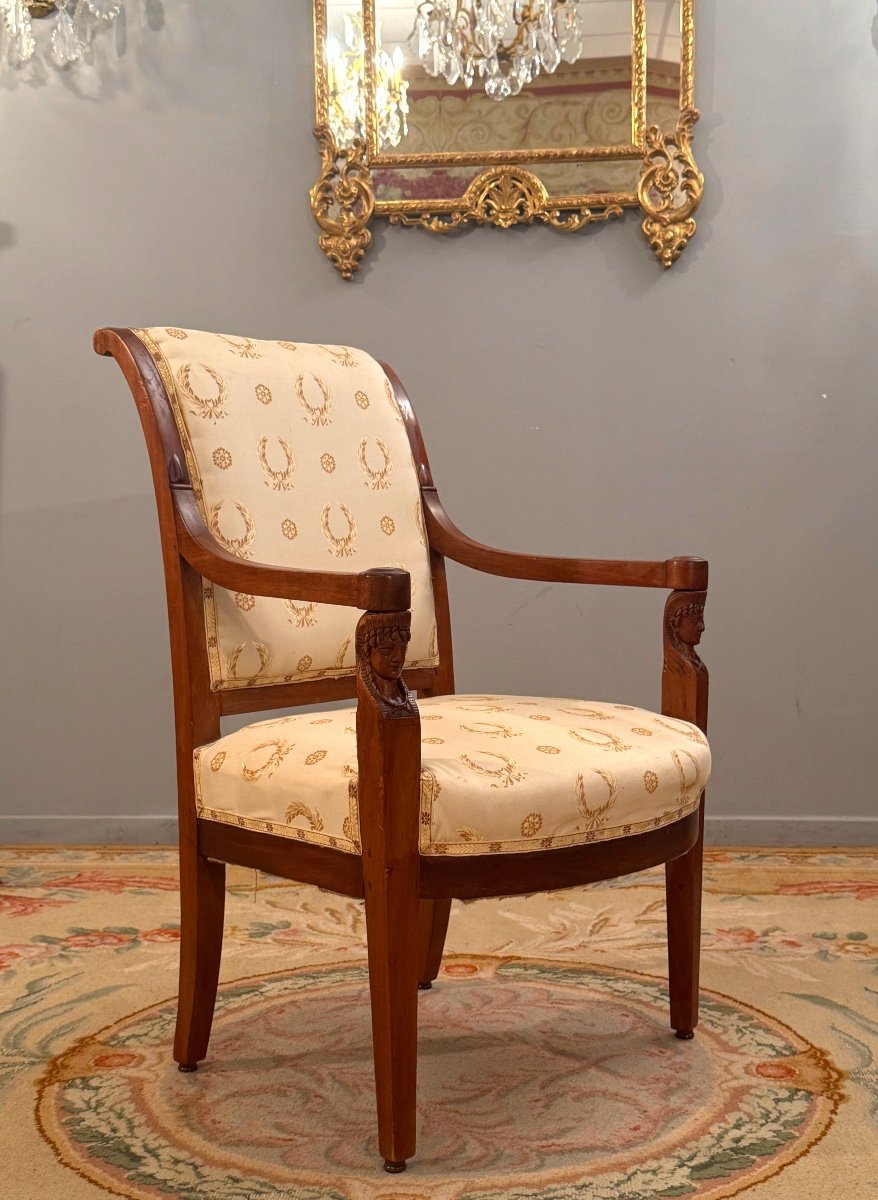 Jacob, Consulate Period Armchair Circa 1800