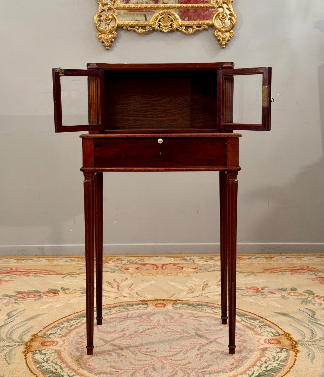 Little Happiness Of The Day In Louis XVI Mahogany Circa 1780-photo-4