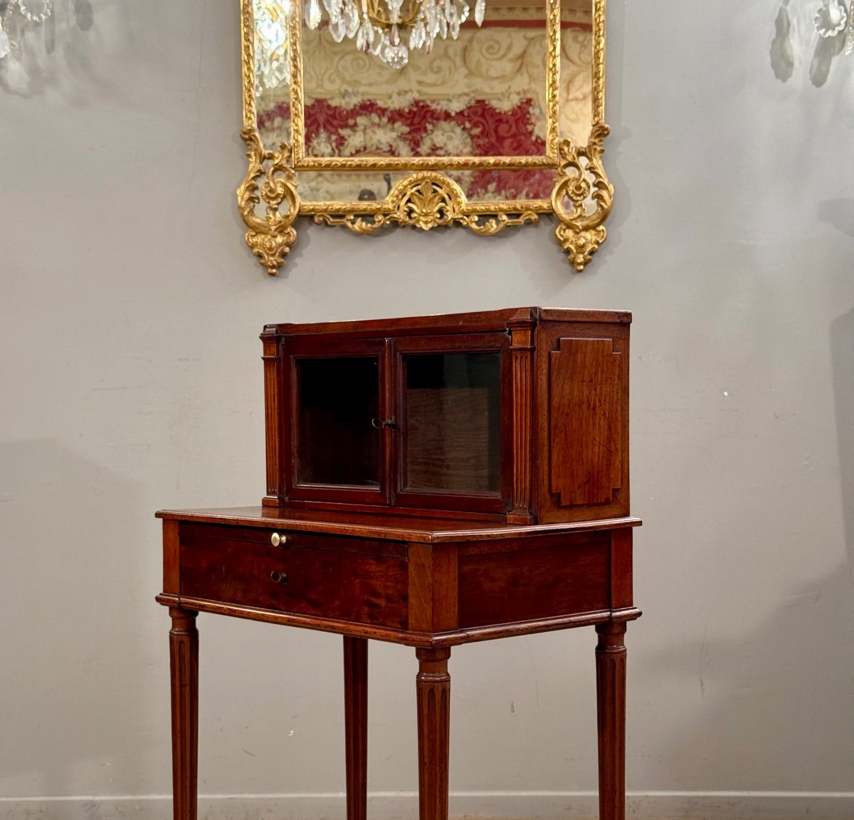 Little Happiness Of The Day In Louis XVI Mahogany Circa 1780-photo-5