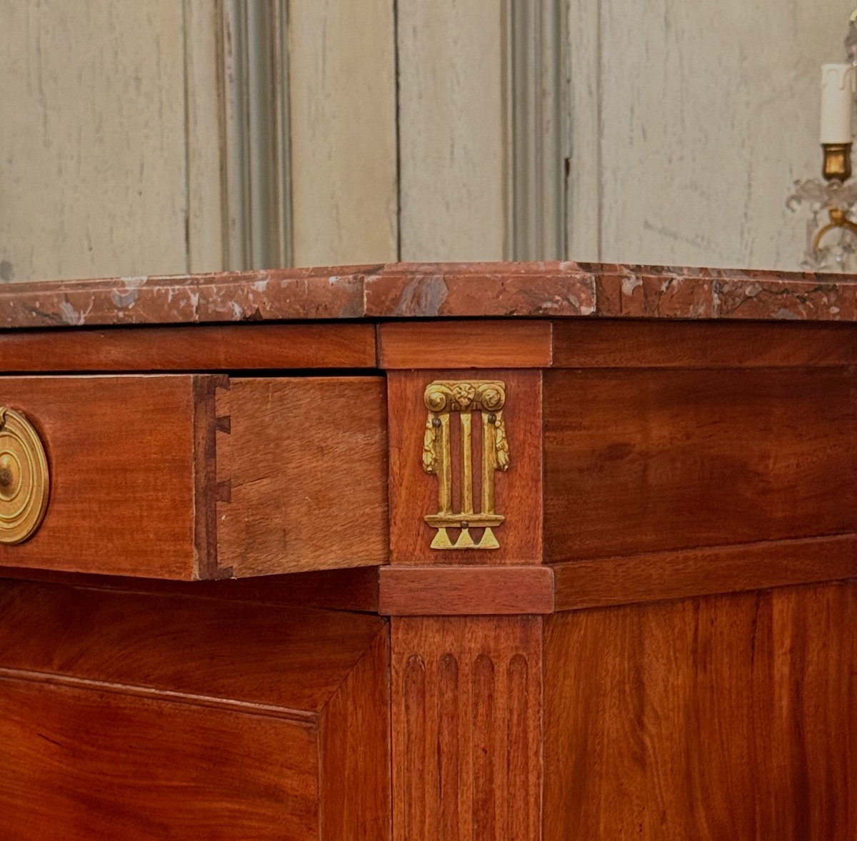 Jacques Bircklé, Louis XVI Stamped Mahogany Secretary, Circa 1780-photo-4