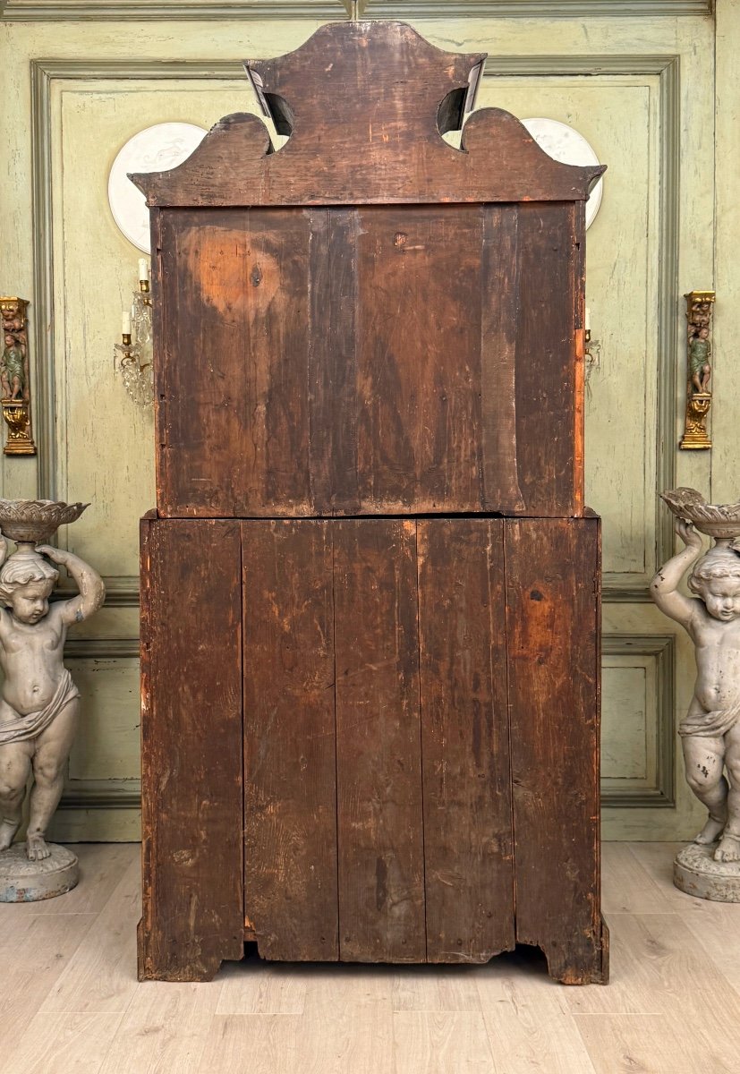 Cabinet Baroque En Noyer Du XVIIIème, Allemagne, Vers 1720-photo-2