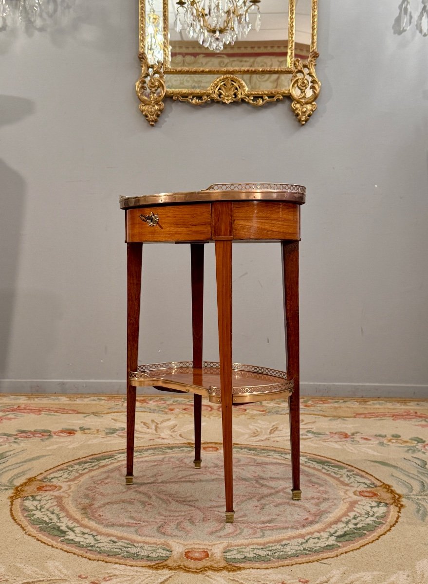 Etienne Avril, Table De Salon Ecritoire Estampillée d'Epoque Louis XVI Vers 1780-photo-4