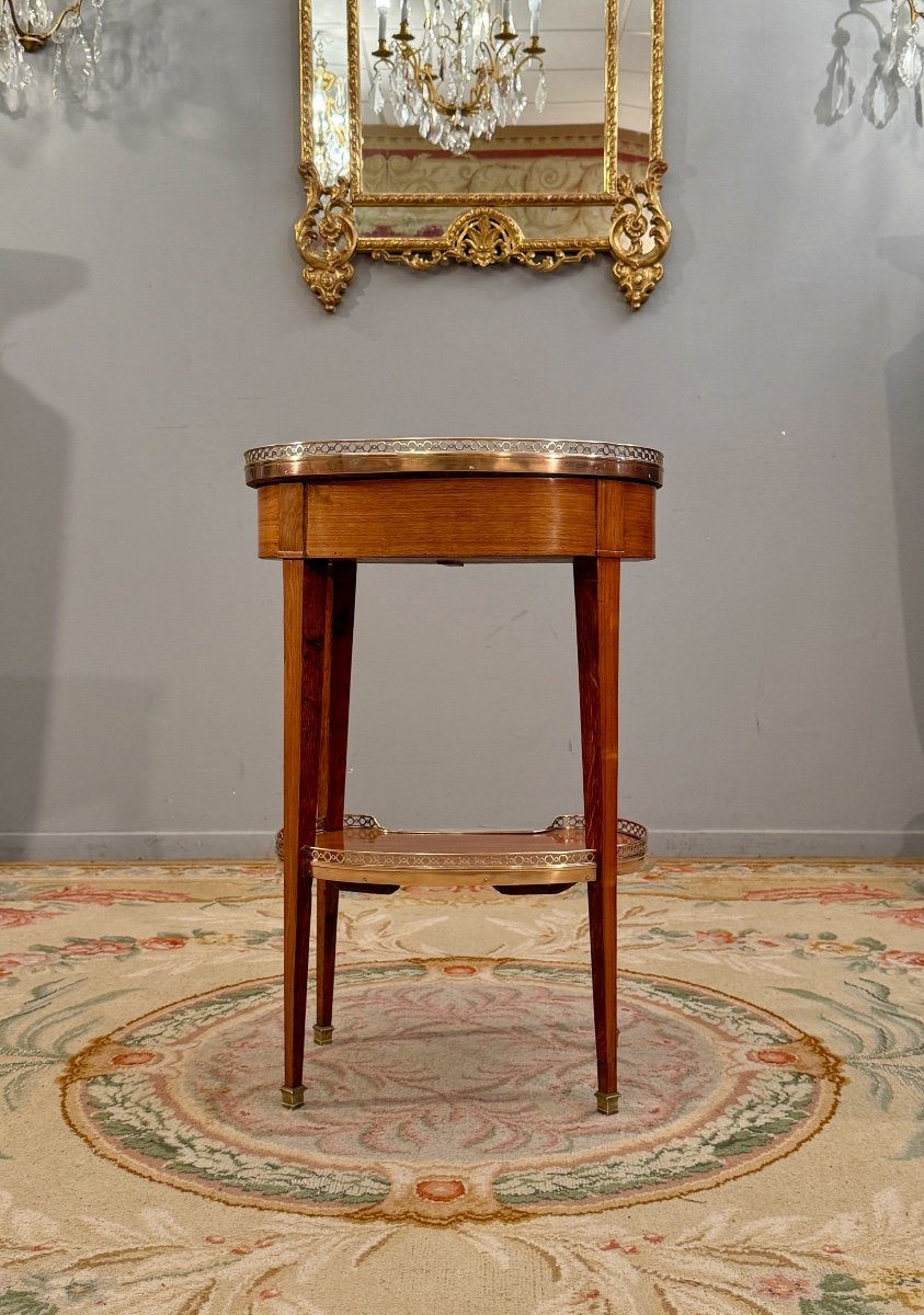 Etienne Avril, Table De Salon Ecritoire Estampillée d'Epoque Louis XVI Vers 1780-photo-1